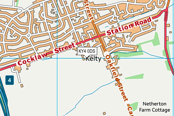 KY4 0DS map - OS VectorMap District (Ordnance Survey)