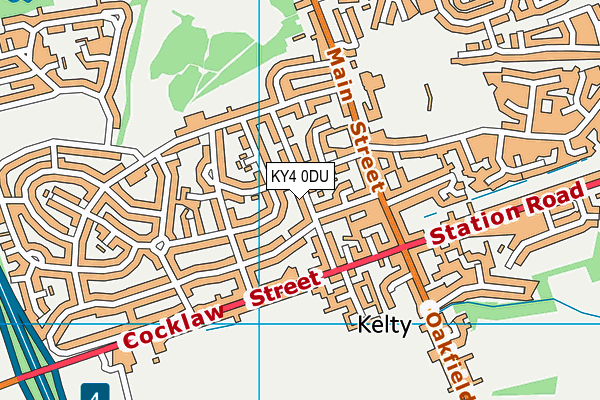 KY4 0DU map - OS VectorMap District (Ordnance Survey)