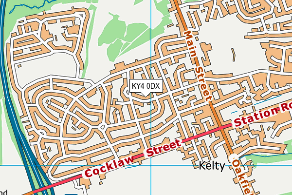 KY4 0DX map - OS VectorMap District (Ordnance Survey)