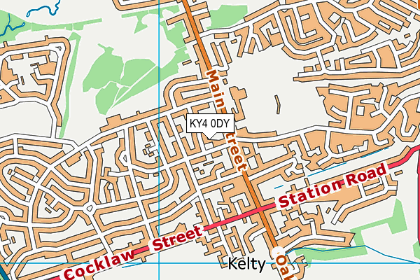KY4 0DY map - OS VectorMap District (Ordnance Survey)