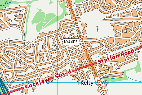 KY4 0DZ map - OS VectorMap District (Ordnance Survey)