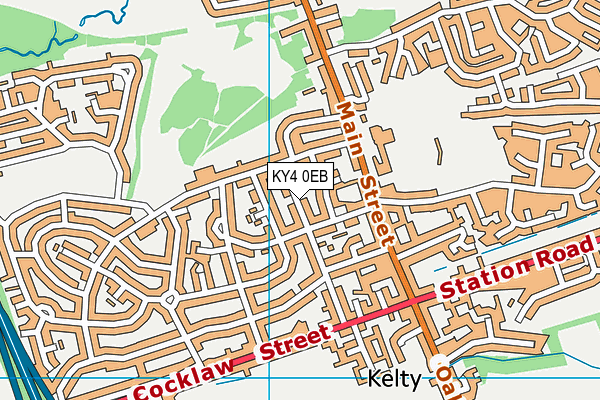 KY4 0EB map - OS VectorMap District (Ordnance Survey)