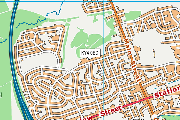 KY4 0ED map - OS VectorMap District (Ordnance Survey)