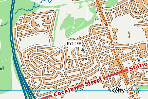 KY4 0EE map - OS VectorMap District (Ordnance Survey)