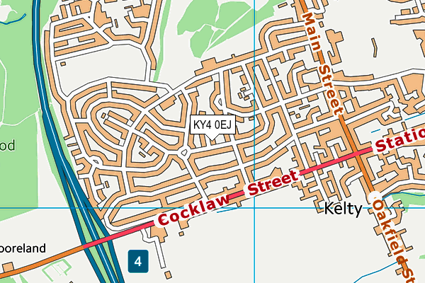 KY4 0EJ map - OS VectorMap District (Ordnance Survey)