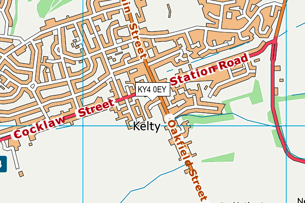 KY4 0EY map - OS VectorMap District (Ordnance Survey)