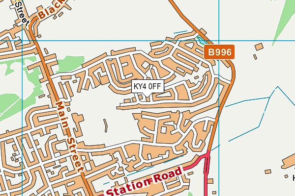 KY4 0FF map - OS VectorMap District (Ordnance Survey)