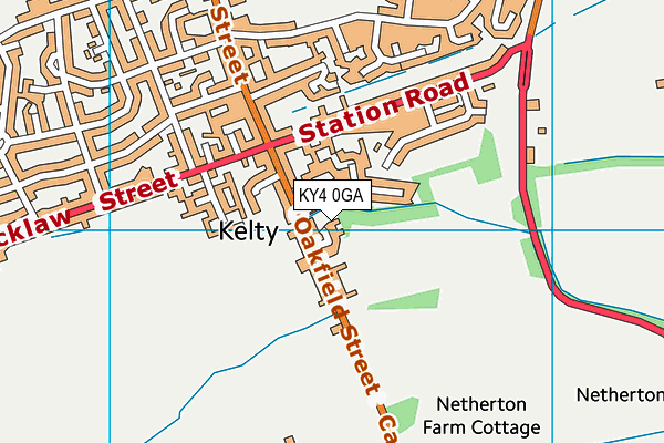 KY4 0GA map - OS VectorMap District (Ordnance Survey)