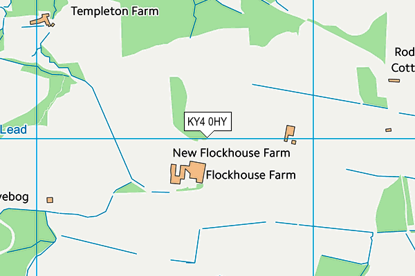 KY4 0HY map - OS VectorMap District (Ordnance Survey)