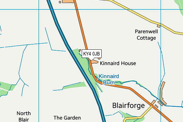 KY4 0JB map - OS VectorMap District (Ordnance Survey)