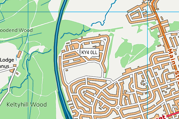 KY4 0LL map - OS VectorMap District (Ordnance Survey)