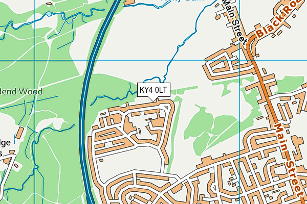 KY4 0LT map - OS VectorMap District (Ordnance Survey)