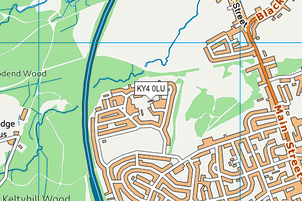 KY4 0LU map - OS VectorMap District (Ordnance Survey)