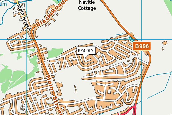 KY4 0LY map - OS VectorMap District (Ordnance Survey)