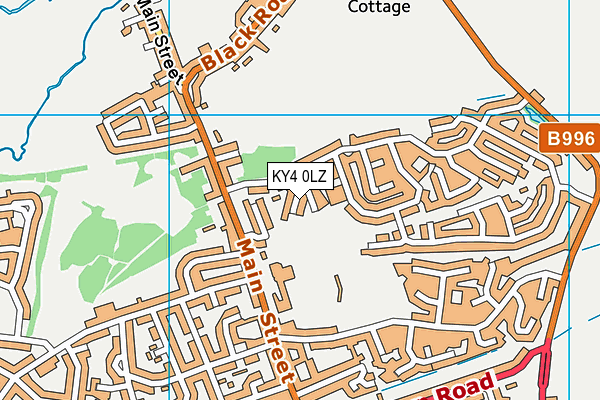 KY4 0LZ map - OS VectorMap District (Ordnance Survey)