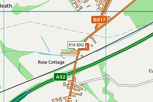KY4 8DQ map - OS VectorMap District (Ordnance Survey)