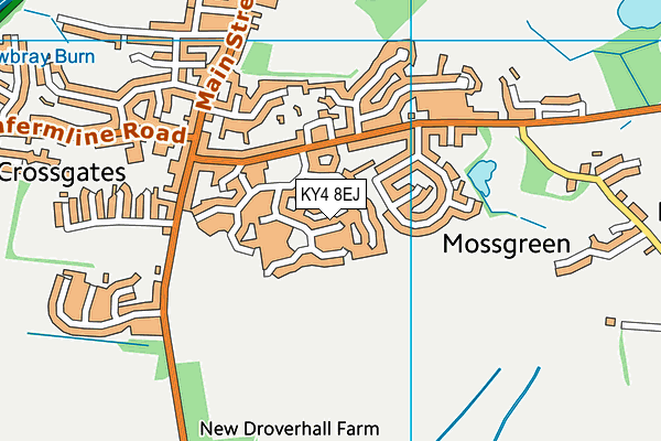 KY4 8EJ map - OS VectorMap District (Ordnance Survey)