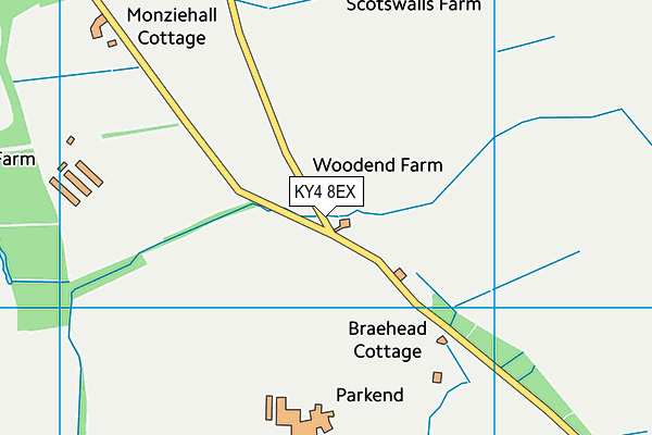 KY4 8EX map - OS VectorMap District (Ordnance Survey)