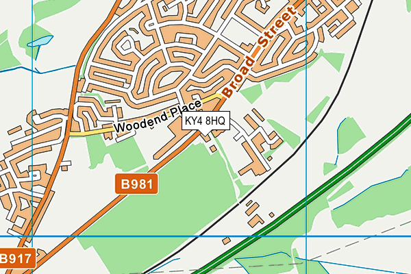 KY4 8HQ map - OS VectorMap District (Ordnance Survey)
