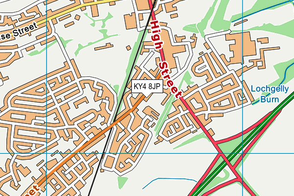 KY4 8JP map - OS VectorMap District (Ordnance Survey)