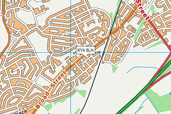 KY4 8LH map - OS VectorMap District (Ordnance Survey)