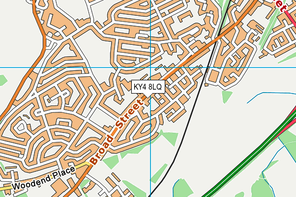 KY4 8LQ map - OS VectorMap District (Ordnance Survey)