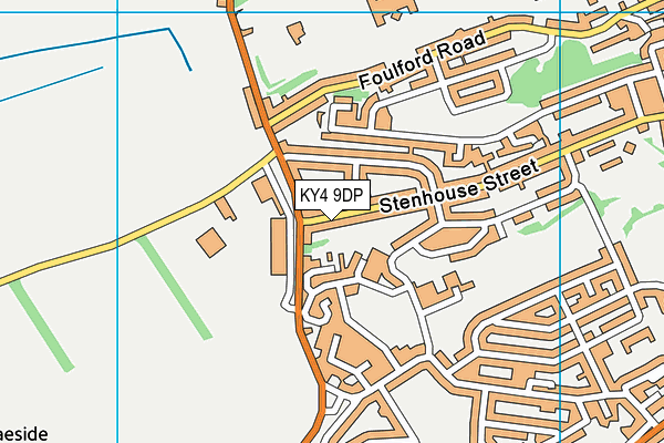 KY4 9DP map - OS VectorMap District (Ordnance Survey)