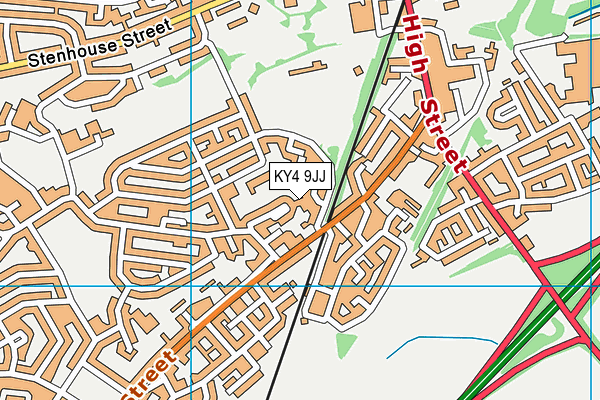 KY4 9JJ map - OS VectorMap District (Ordnance Survey)