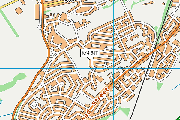 KY4 9JT map - OS VectorMap District (Ordnance Survey)