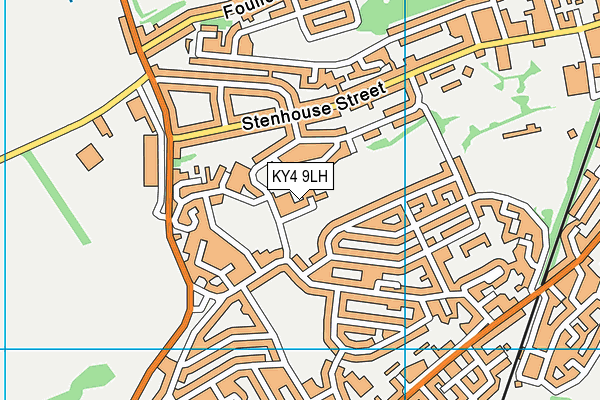 KY4 9LH map - OS VectorMap District (Ordnance Survey)
