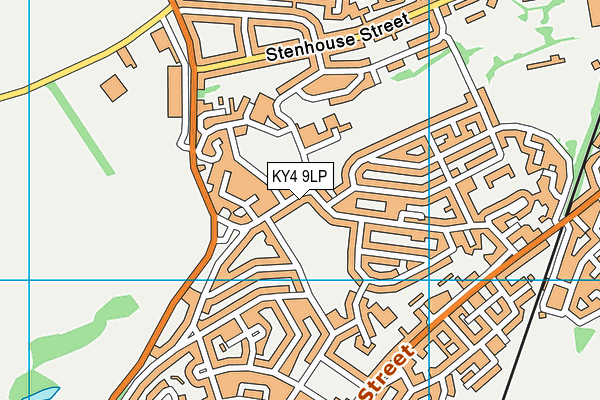KY4 9LP map - OS VectorMap District (Ordnance Survey)