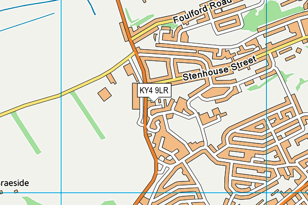 KY4 9LR map - OS VectorMap District (Ordnance Survey)