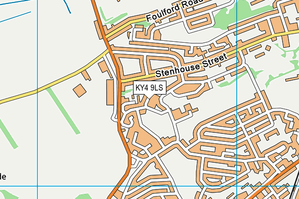 KY4 9LS map - OS VectorMap District (Ordnance Survey)