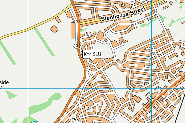 KY4 9LU map - OS VectorMap District (Ordnance Survey)