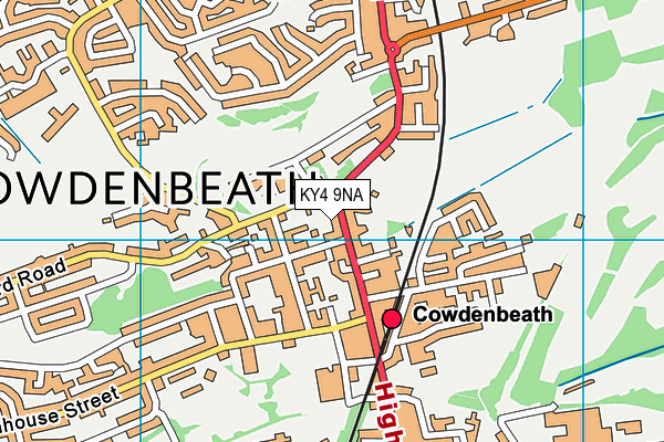 KY4 9NA map - OS VectorMap District (Ordnance Survey)