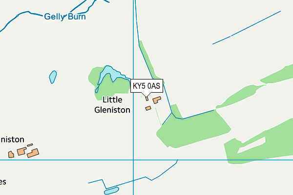 KY5 0AS map - OS VectorMap District (Ordnance Survey)