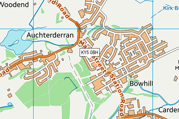 KY5 0BH map - OS VectorMap District (Ordnance Survey)
