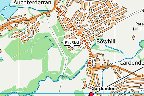 KY5 0BQ map - OS VectorMap District (Ordnance Survey)