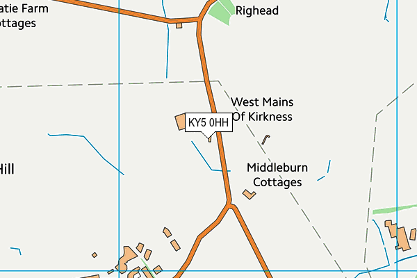 KY5 0HH map - OS VectorMap District (Ordnance Survey)
