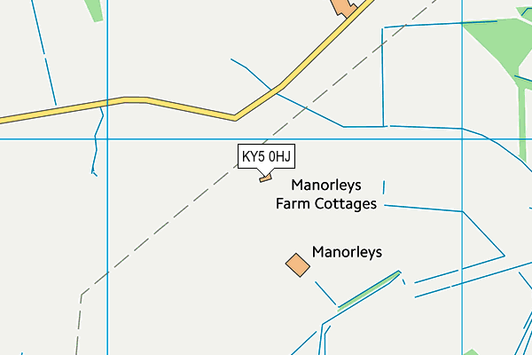 KY5 0HJ map - OS VectorMap District (Ordnance Survey)