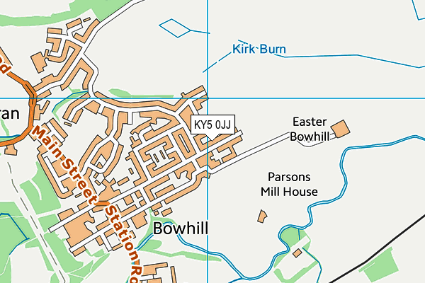 KY5 0JJ map - OS VectorMap District (Ordnance Survey)