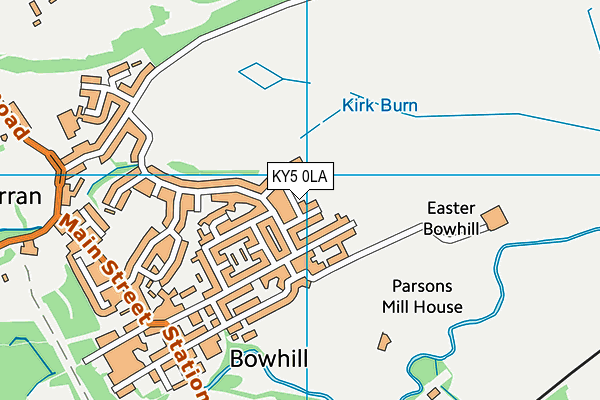 KY5 0LA map - OS VectorMap District (Ordnance Survey)