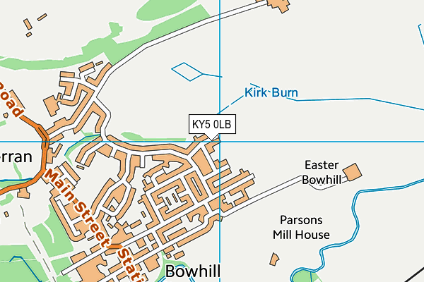 KY5 0LB map - OS VectorMap District (Ordnance Survey)