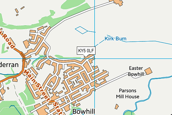 KY5 0LF map - OS VectorMap District (Ordnance Survey)