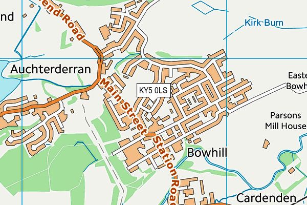 KY5 0LS map - OS VectorMap District (Ordnance Survey)