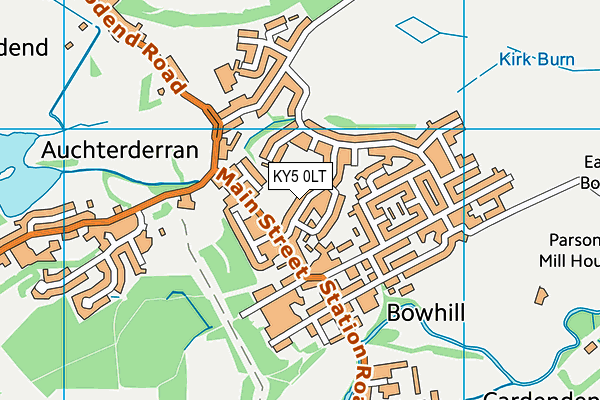 KY5 0LT map - OS VectorMap District (Ordnance Survey)