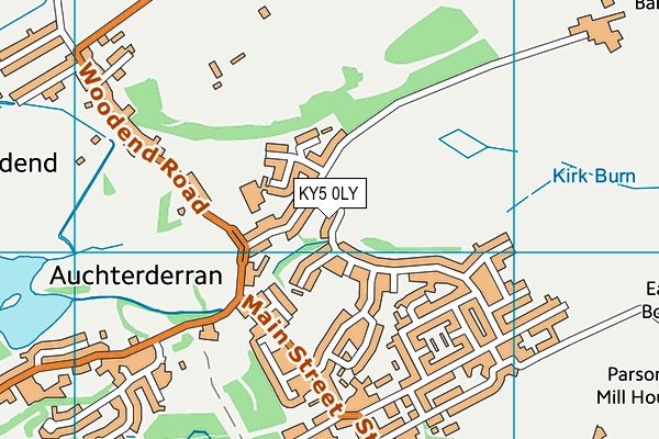 KY5 0LY map - OS VectorMap District (Ordnance Survey)