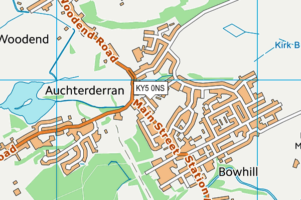 KY5 0NS map - OS VectorMap District (Ordnance Survey)