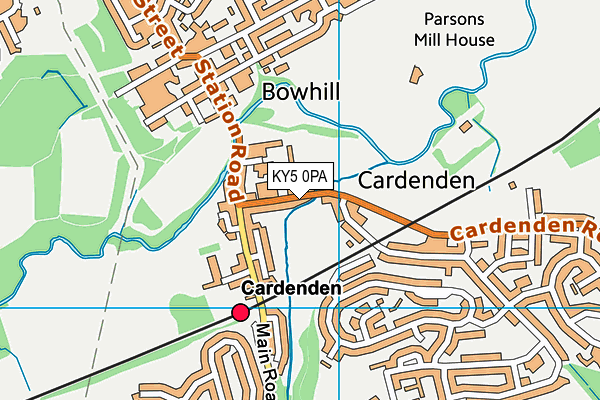 Map of CARDENDEN 69 LIMITED at district scale