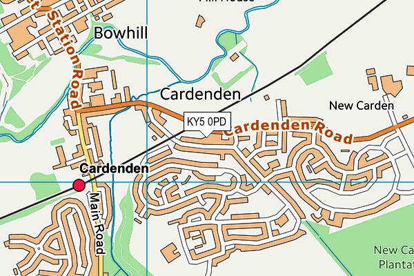 Map of CARDENDEN PREMIER LTD at district scale
